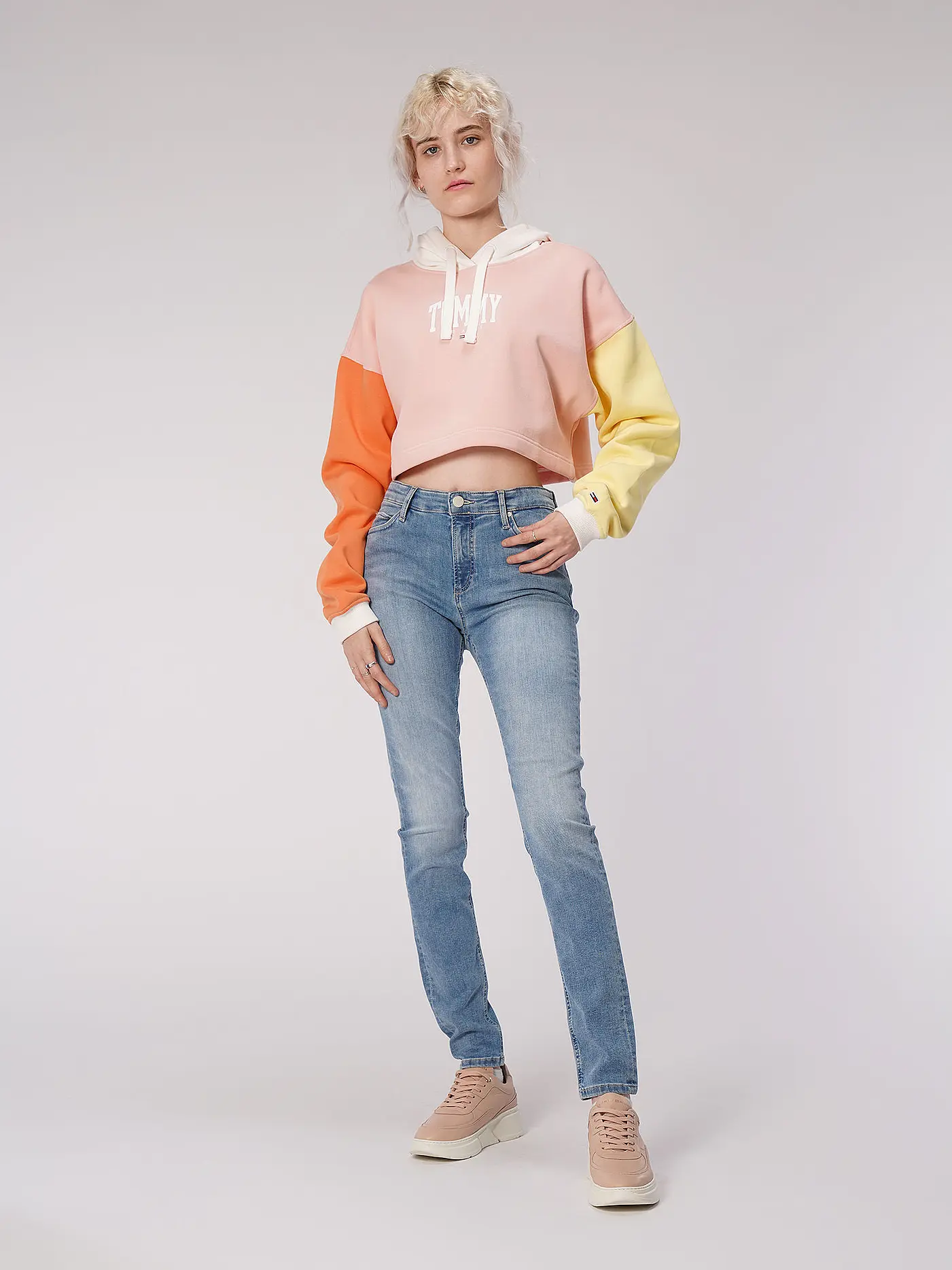 TOMMY JEANS | Kapuzensweater - Hoodie | rosa